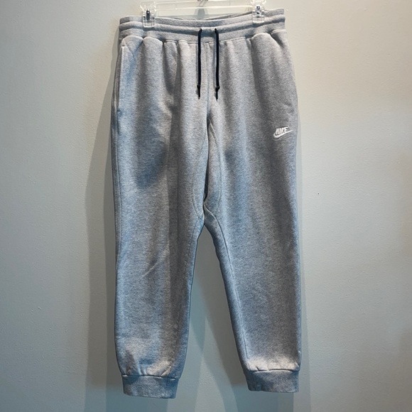 Nike Other - Nike gray sweatpants. Mens large. Drawstring ties. Length fits like medium.